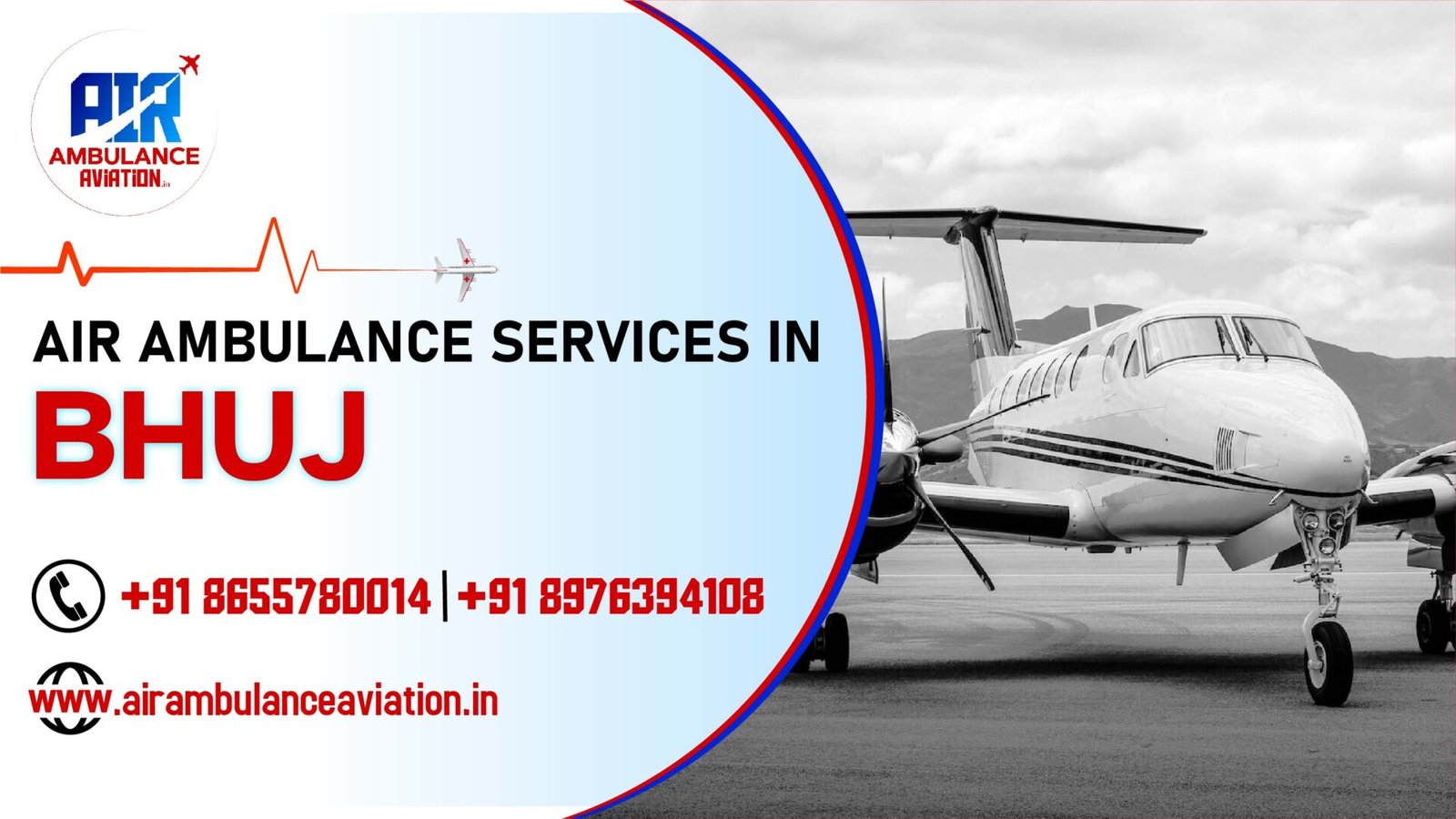 Air Ambulance Services in Bhuj