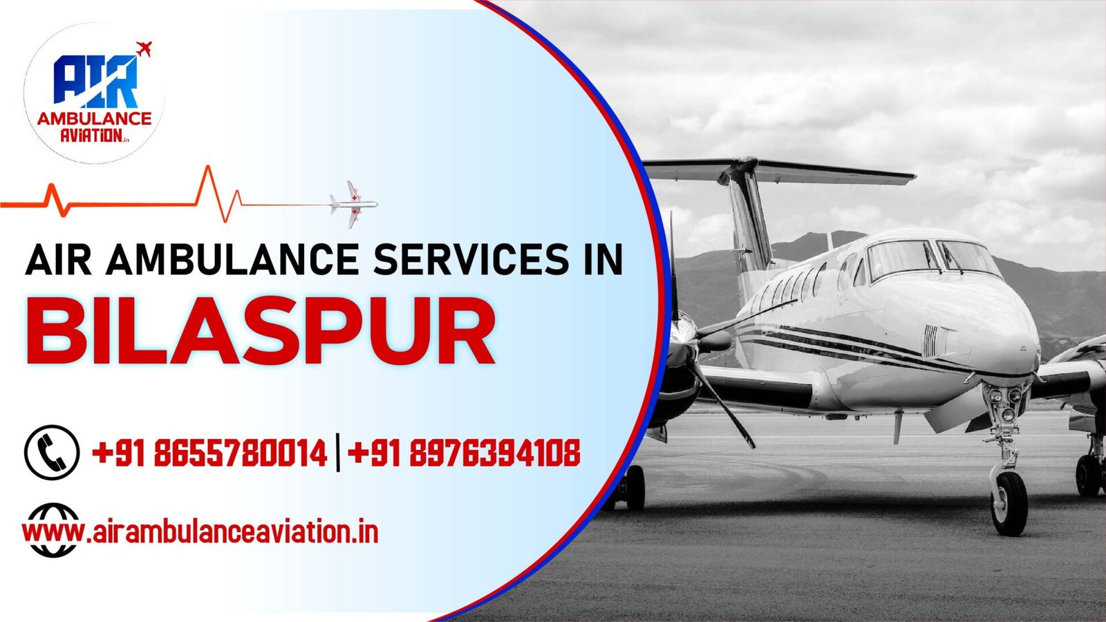 Air Ambulance Services in Bilaspur