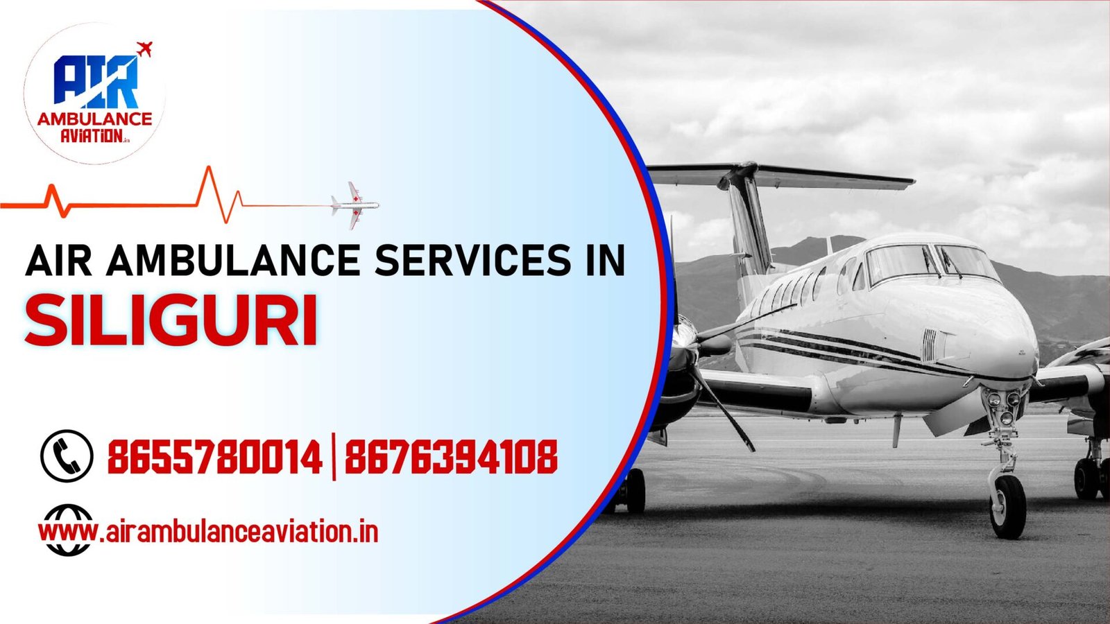Air ambulance services in Siliguri