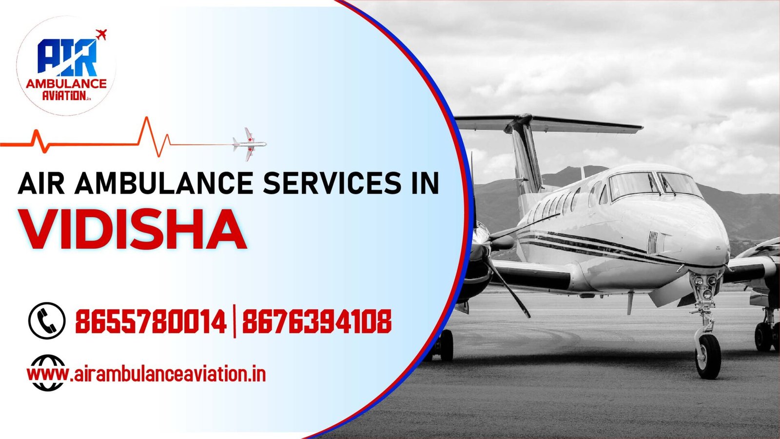 Air Ambulance Services in Vidisha
