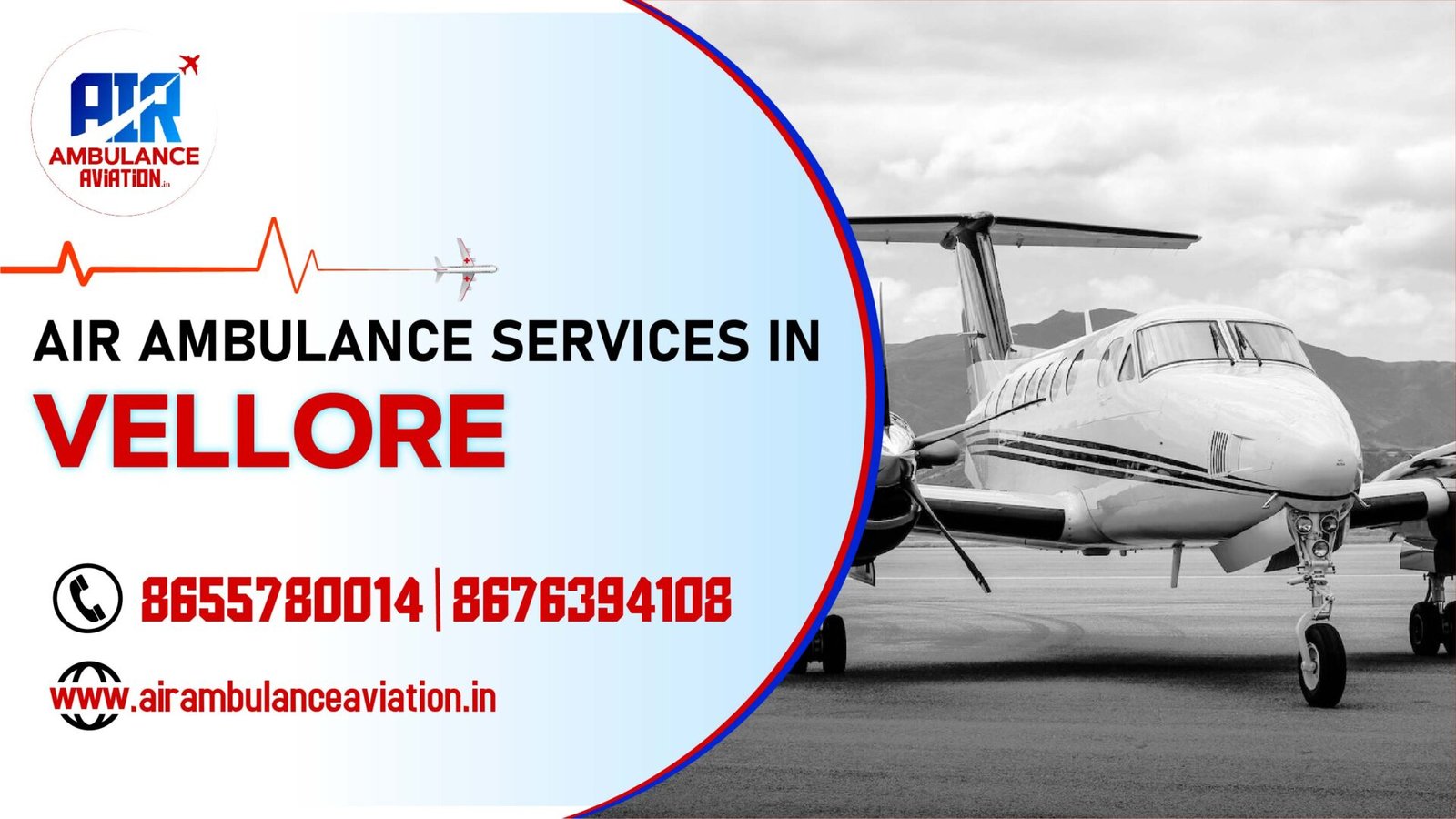 Air Ambulance Services in Vellore