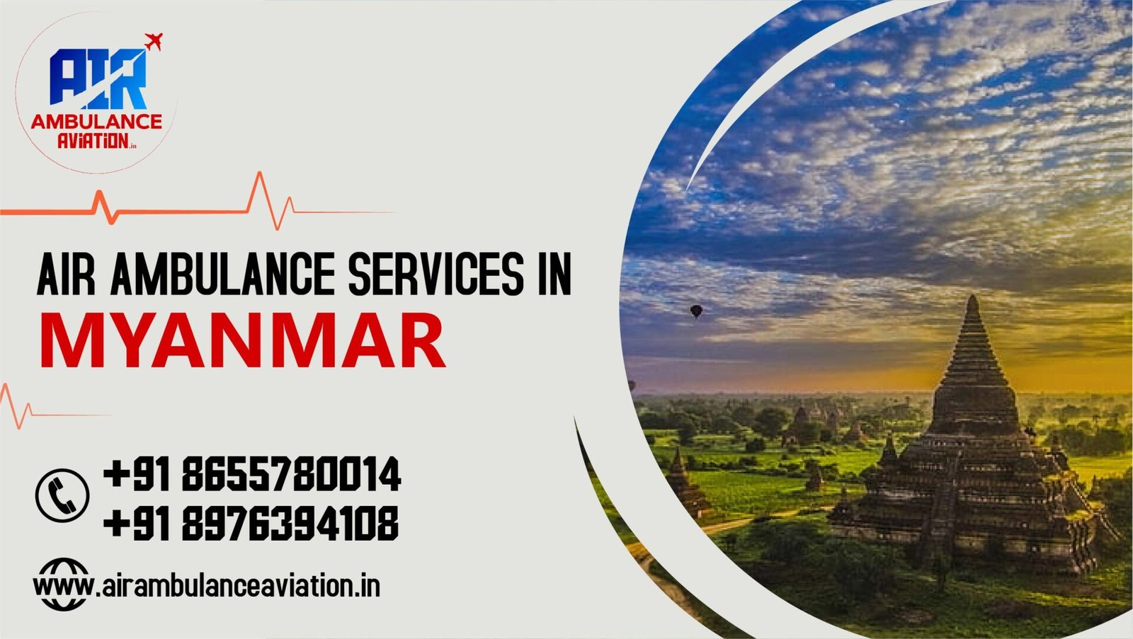 air ambulance services in Myanmar